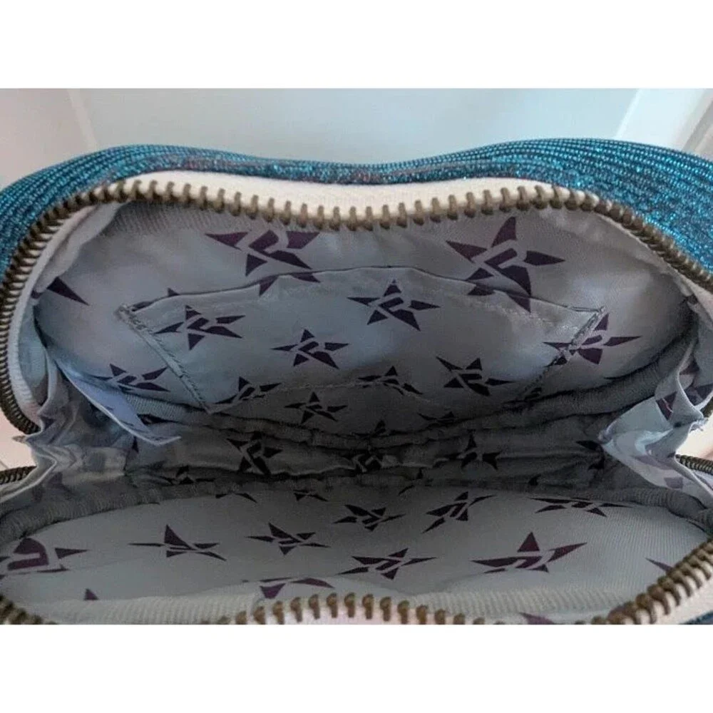 Rebel Athletic blingy Midnight Mermaid sparkle heart purse